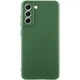 Чохол TPU GETMAN Liquid Silk Full Camera для Samsung Galaxy S21 FE Зелений / Dark green - зображення 2