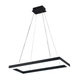 Подвесная LED люстра 56W Interees с акриловым плафоном 3000-6400К с пультом черная IP20 V QQD3093 BK - изображение 3