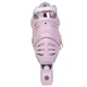 Детские раздвижные ролики Profi Sport A4155, светящиеся PU колеса, размер 37-41, Розовые - изображение 3