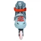 Детские раздвижные ролики Profi Sport A4153, светящиеся PU колеса, размер 29-33, Серо-красные - изображение 2