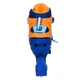 Детские раздвижные ролики Profi Sport A4153, светящиеся PU колеса, размер 29-33, Сине-оранжевые - изображение 4