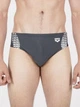 Плавки пляжные мужские Arena Openings Swim Briefs 008065-501 80 Серый/Белый (3468337496694) - изображение 1
