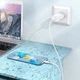 Сетевое зарядное устройство Hoco N22, Type-C, PD, 25W, белое, кабель Type-C to Type-C - изображение 6