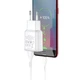 Мережевий зарядний пристрій Hoco C88A, 2USB, 2.4A, кабель Type-C, White - зображення 5