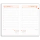 Ежедневник 12x20см Leo Planner датированный 2024 Tiffany желто голубой (252408) - изображение 7