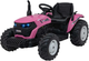 Traktor elektryczny dla dzieci Ramiz Grow 1804 Różowy (5903864943863) - obraz 6