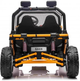 Buggy elektryczny dla dzieci Ramiz Faster Żółty (5903864943733) - obraz 3