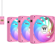 Zestaw wentylatorów Thermaltake CT120 EX Reverse ARGB Sync (3-Fan Pack) Pink (CL-F225-PL12PK-A) - obraz 1