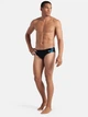 Плавки пляжные мужские Arena Openings Swim Briefs 008065-580 80 Черный/Синий (3468337418825) - изображение 5