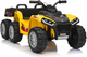 Quad elektryczny dla dzieci Ramiz Sport TX ATV Żółty (5903864985030) - obraz 3