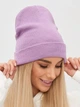 В'язана шапка біні Лопата NEW One-size Бузковий - зображення 5