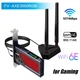 Бездротова ігрова мережна карта Fenvi FV-AXE3000 WiFi 6E AX210 5374 Мбіт/с RGB Чорний (1013-522-00) - зображення 13