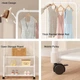 Вешалка-стойка для одежды и обуви Multifunctional Shoe & Hat Rack 56 х 34.5 х 162 см (R93316) Белый - изображение 4