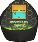 Кресло Груша Geometry Dash [8] Цвет: Черный, Размер: M - изображение 1
