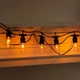 Уличная ретро - гирлянда 10 LED, 5 метров — теплый белый уличные лампочки - изображение 8