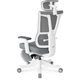 Крісло Mealux S6 Air Fabric Grey White (арт. HF-S6 F/GW) - зображення 9
