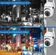 Камера видеонаблюдения уличная Wi Fi внешнего видеонаблюдения + карта памяти видеокамера наблюдения с вайфай на улицу для дома для квартиры беспроводная поворотная ip wifi camera V360 Pro - изображение 4