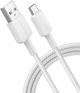 Кабель Anker 322 USB-A to USB-C - 1.8m Nylon White (A81H6H21) - изображение 2