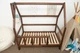 Детская деревянная кровать домик Монтессори BUSY WOOD на ножках Модель 1 140x70 см Темное - изображение 5