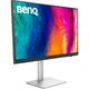 TFT 32" BenQ PD3226G, IPS, 4K, 144Hz, HDMI, DP, USB-C, HAS, Pivot, кільк., біло-сріблястий - зображення 3