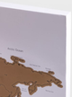 Mapa świata Homla Kesdo 60 x 40 x 2 cm (5906496705335) - obraz 7