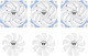 Набір вентиляторів Thermaltake SWAFAN EX14 ARGB Sync (3-Fan Pack) Hydrangea Blue (CL-F184-PL14BU-A) - зображення 8
