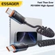Кабель пружинный телескопический Essager 100W 5A TypeC-TypeC Быстрая зарядка Передача данных для смартфонов планшенов ноутбуков (длина 120 cм) - изображение 3