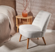 Krzesło HOMLA 895895 SOAL 57 x 69 x 76 cm Ecru (5904183895895) - obraz 6