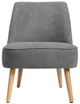 Krzesło HOMLA 895901 SOAL 57 x 69 x 76 cm Szare (5904183895901) - obraz 2