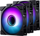 Набір вентиляторів Phanteks M25G2-140 D-RGB (3 Pack) Black (PH-F140M25_G2_DBK01_3P) - зображення 1