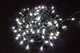 Гирлянда светодиодная Нить на елку Белая 7 м. 100 LED от сети черный провод - изображение 1