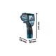 Пірометр Bosch Professional GIS 1000C, -40град. до +1000град., .0.2град., IP54, 0.54кг, кейс (0.601.083.301) - изображение 3