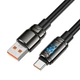 Кабель HOCO Type-C Joy charging data cable U143 |1.2m, 5A| Black - зображення 5