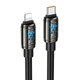 Кабель HOCO Type-C для Lightning Joy PD Charging Data Cable U143 |1.2m, 27W| Black - зображення 1