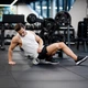 Массажный ролик Gymtek для йоги и фитнеса EVA 33*14см серый - изображение 2