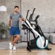 Орбитрек Hop-Sport HS-250CF Jucon черно-синий - изображение 10