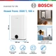 Водонагреватель электр. BOSCH плоский слим Tronic 3500, 80 л, 1,5 кВт, ун. монтаж, эл. упр-ние, B, белый - изображение 4