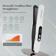 Беспроводной мини-выпрямитель для волос Straxelle 2-в-1 / портативный утюжок и щипцы для завивки со светодиодным дисплеем - изображение 5