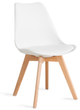 Krzesło HOMLA 972809 FISCO 48 x 56 x 82 cm Białe (5902869972809) - obraz 1