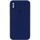 Чохол Silicone Premium case з захистом камери для iPhone X та iPhone XS Full Camera Protective dark blue 0004 - изображение 1