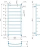 Полотенцесушитель водяной Mario INOX Люкс 970х430/400 (1.074.044579.0) - изображение 4
