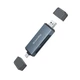 Считыватель флеш-карт ColorWay USB 2.0/USB-C to CF/SD/MicroSD (CW-CR-01) - изображение 2