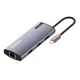 Порт-репликатор ColorWay Docking Station USB-C 6-в-1 Type C PD 100W/USB3.0х3/USB2.0/RJ45 (CW-HUB03) - изображение 3