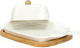 Maselniczka Homla Fincan porcelanowa z bambusową podstawką 22 cm (5902869958339) - obraz 6