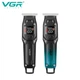 Мужской аккумуляторный триммер для бороды и усов VGR V-964 с 3 сменными насадками 1,2,3 мм Синий - изображение 2