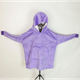 Толстовка плед із капюшоном та рукавами Huggle Hoodie Ultra Plush Blanket Плюшева кофта Плед із рукавами Oversize Фіолетовий - зображення 6