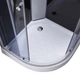 Душевой бокс Lidz Tani SB90x90.SAT.LOW.GR, стекло тонированное 4 мм - изображение 5