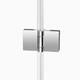 Душова кабіна Qtap Capricorn CRM1018RC6 100х80 см, скло Clear 6 мм, CalcLess, без піддона - зображення 4