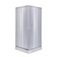 Душевая кабина Lidz Wawel SC90x90.SAT.LOW.GR, стекло тон. 4 мм + Lidz Душевой поддон KAPIELKA ST90x90х14 - изображение 1