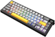 Klawiatura bezprzewodowa Ajazz AK650 Dream Weaving switch USB/Bluetooth Czarny/Szary (AK650-DW-BGY) - obraz 3